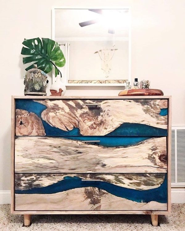 Live Edge Chest of Drawers