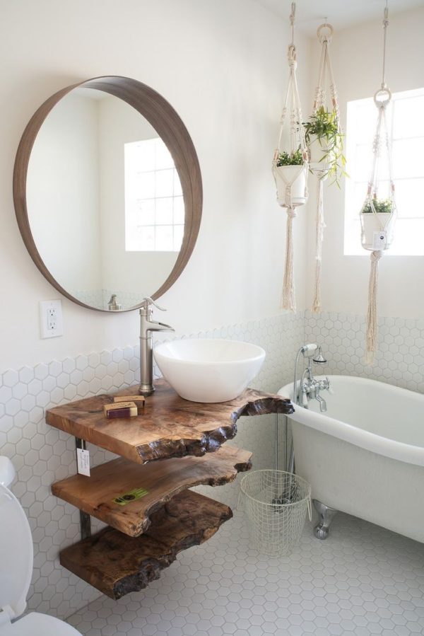 Custom Live Edge Vanities